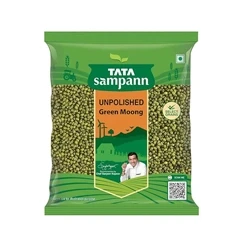 Tata Sampann Unpolished Green Moong Dal (Whole), 500g