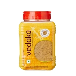 Vedaka Jaggery Powder, 1kg Jar.