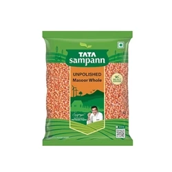 Tata Sampann Unpolished Masoor Dal (Whole), 1kg