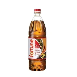 Fortune Premium Kachi Ghani Pure Mustard Oil, 1Litre PET Bottle